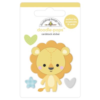 Doodlebug Baby Boy Doodle-Pops - Lovable Lion
